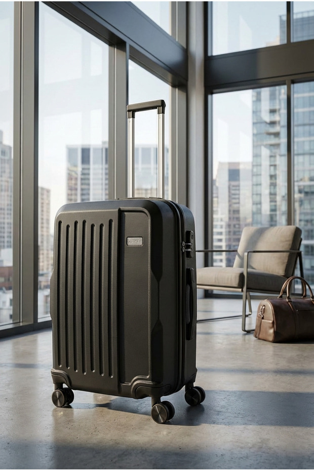 Wx-210 Siyah Orta Boy Valiz - 1