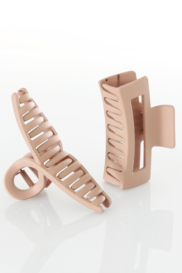 Tokaland Set of 2 Non-Slip Matte Look Hair Clips