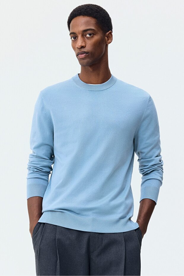 İnce Triko Kazak Regular Fit - 1