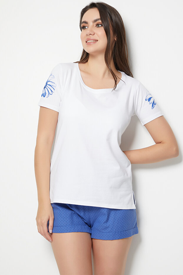 Deap Blue Şortlu Takım - 6