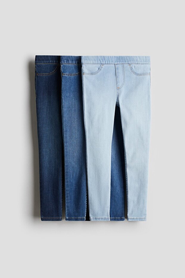 3'lü Kot Jegging