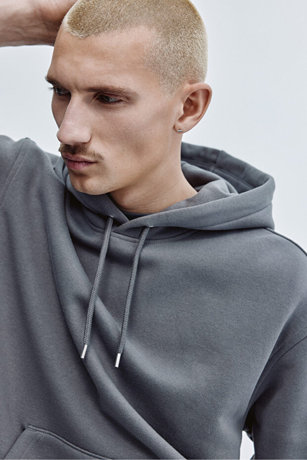 Loose Fit Kapüşonlu Üst - 2