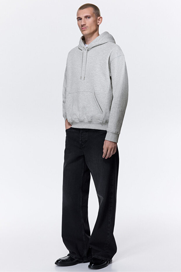 Loose Fit Kapüşonlu Üst - 5