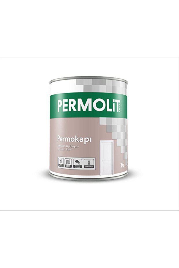 Gri Permokapı Amerikan Panel Kapı Boyası 2.5lt - 1