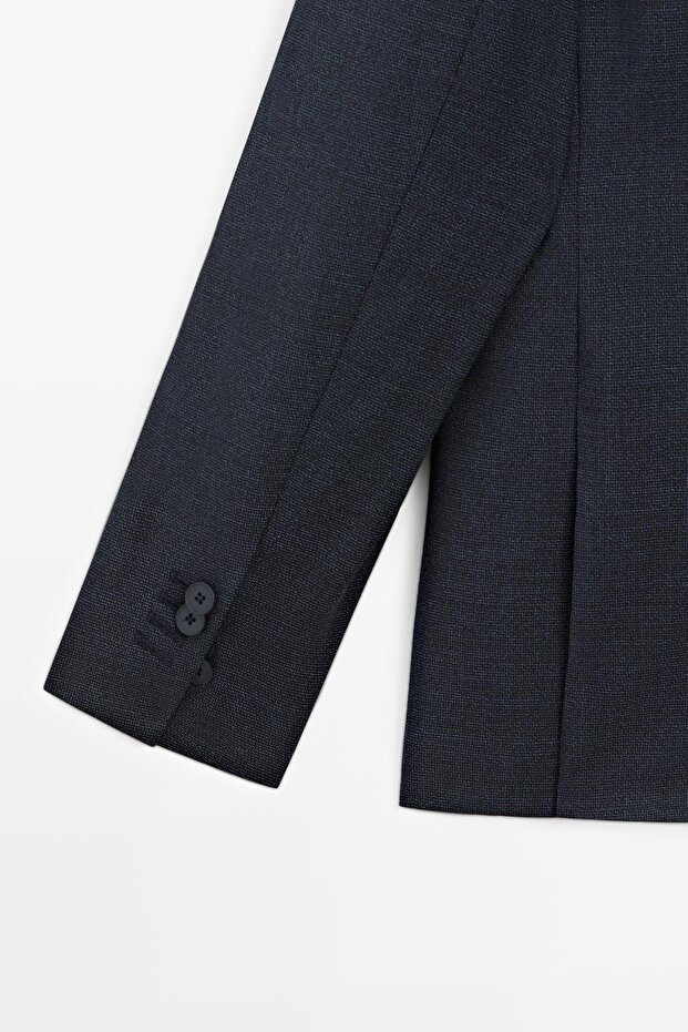 %100 yün klasik blazer - 7
