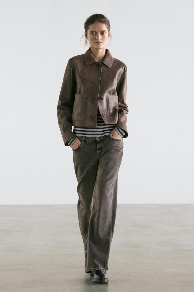 Süet deri ceket - 1