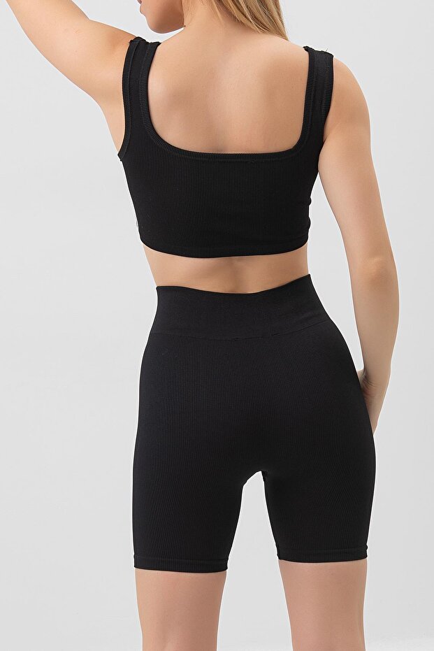 Fitilli Kısa Tayt - 5