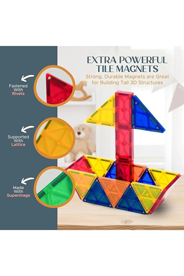 100 Parça Manyetik Blok Set - 4