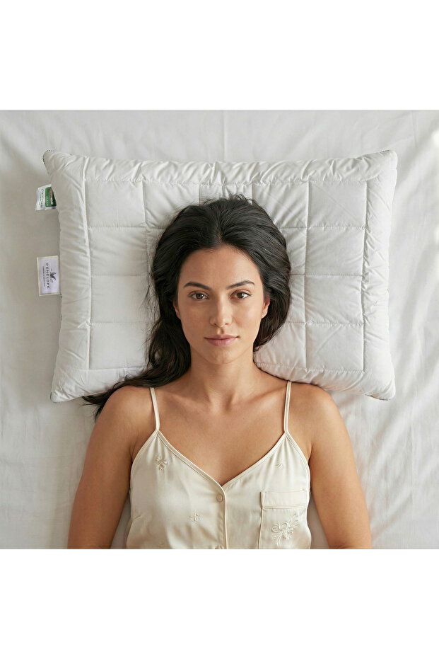 Anti-Mayt 100% Cotton Fabric Bead Fiber Filled Pillow - Thermoclean Series