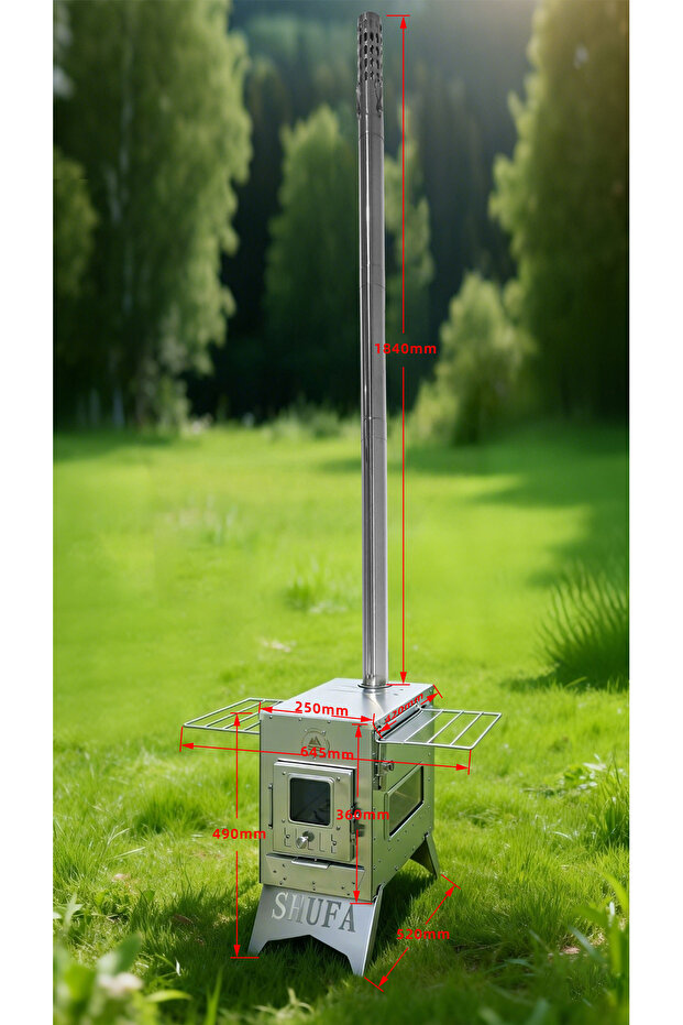 Katlanır Krom Soba - 2