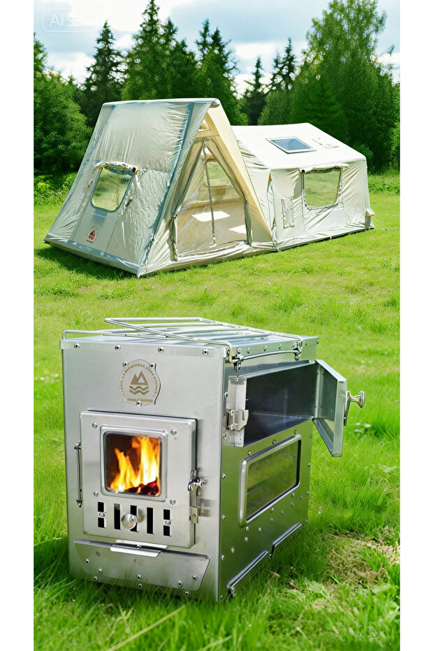 Katlanır Krom Soba - 5