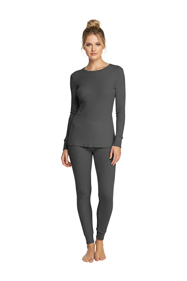 Soft Termal Içlik Set Antrasit - 5