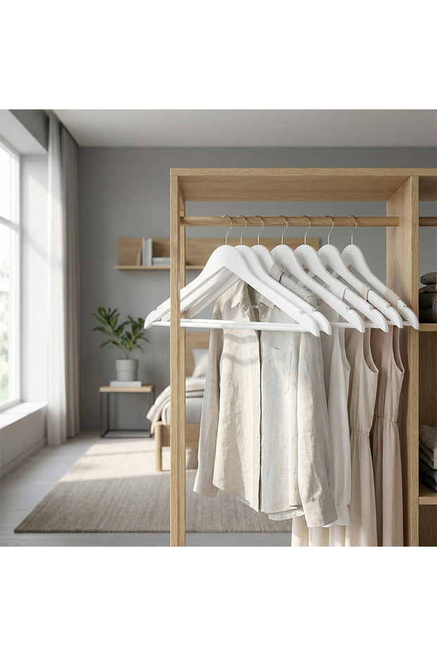 6'lı Ahşap Askı - 3