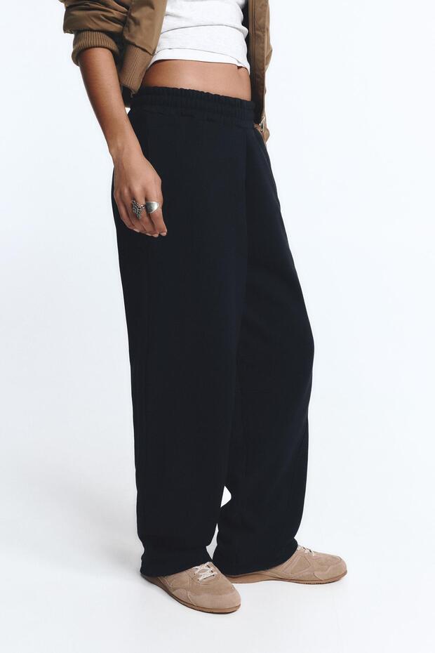 Barrel kesim eşofman pantolon - 5