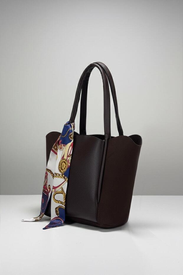 Dark Brown Tulip Model Bag - 2