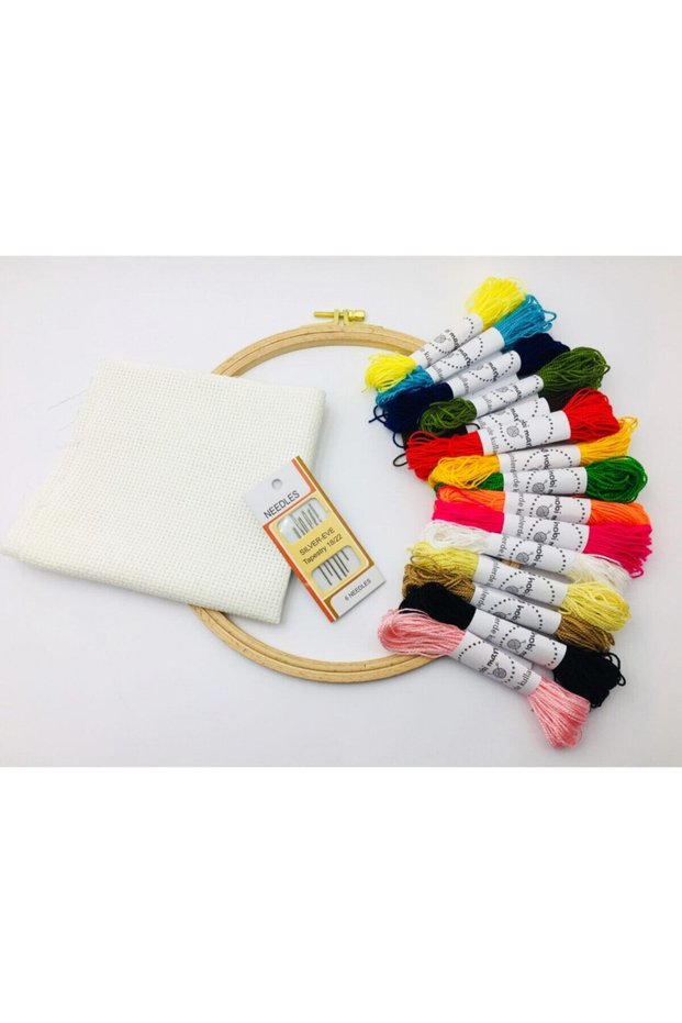 Cross Stitch Etamine Set Model001