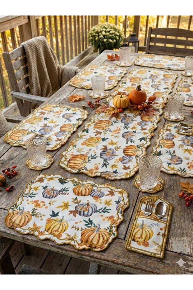 19 Pcs Sunum Set American Service Set