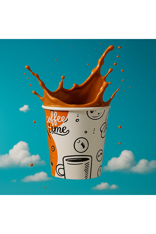 2,5 OZ KARTON BARDAK 50 ADET - 1