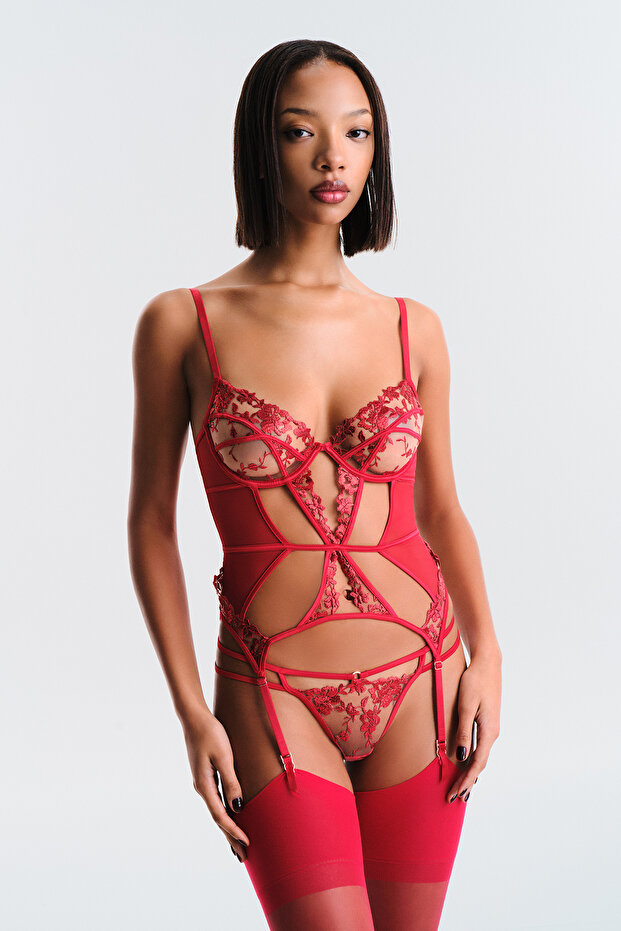 Medea Red Bustier - Kolekcja Privee - 2