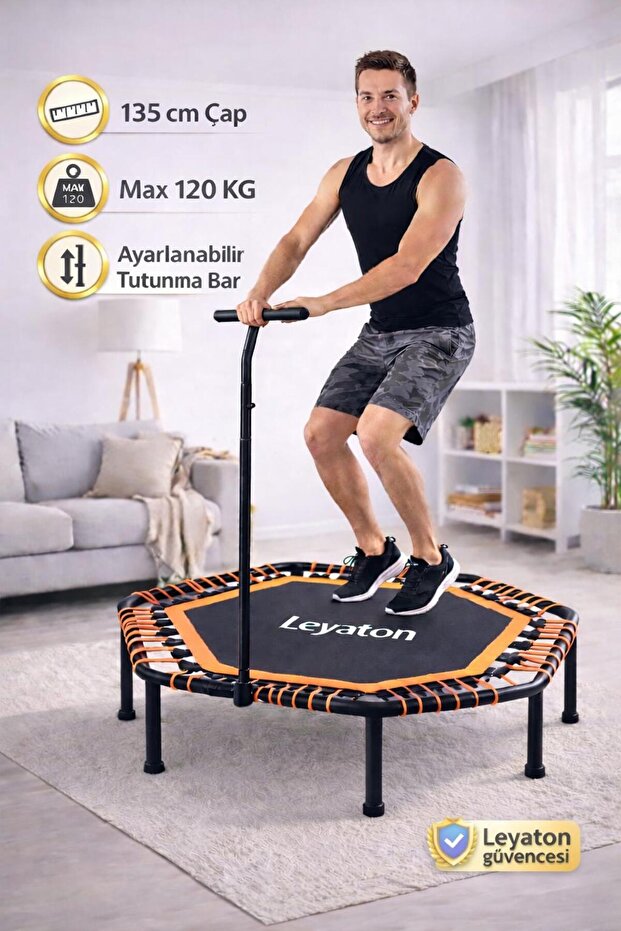 135 Cm Altıgen Step Trambolin - 3