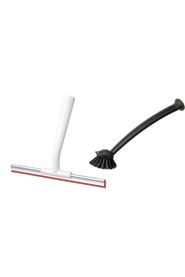 Rınnıg Black Dish Brush and Lıllnaggen White Wiper Set of 2 - Belir Store