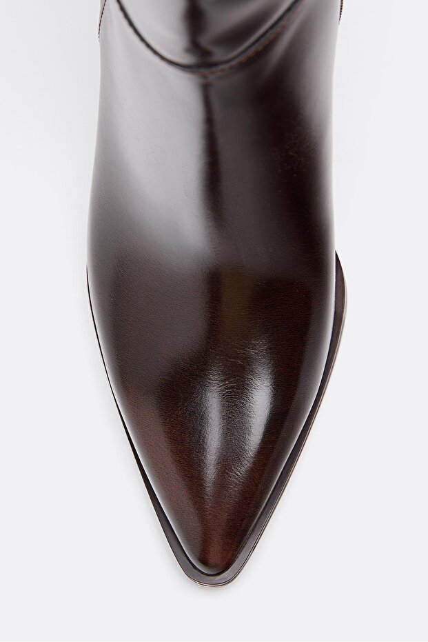 Topuklu uzun çizme - 6