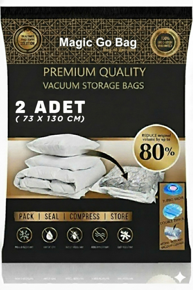 2 Pieces (73X100)Cm Select & Take Vacuum Bag-Vacuum Poset-Quilt Bag Set