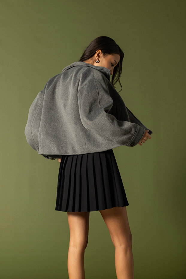 Jachetă cu fermoar - 4