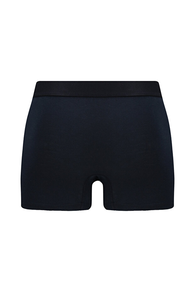 5'li Pamuklu Likralı Rahat Esnek Boxer Seti - 4