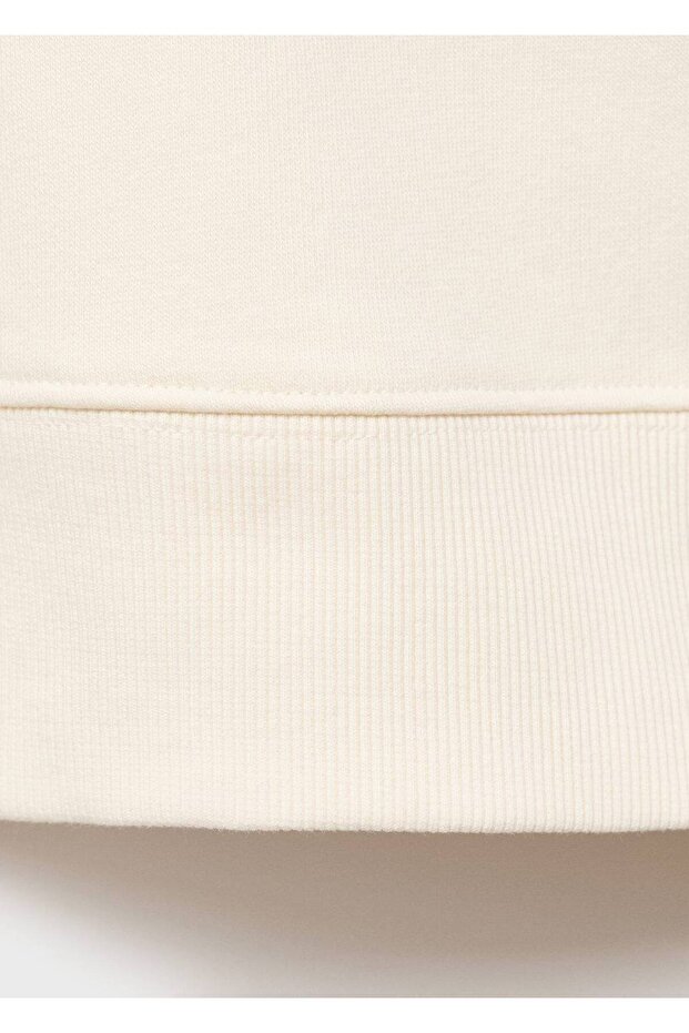 Dökümlü pamuklu sweatshirt - 6