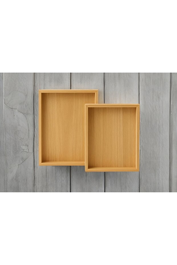 2Lİ BAMBU TEPSİ - 1