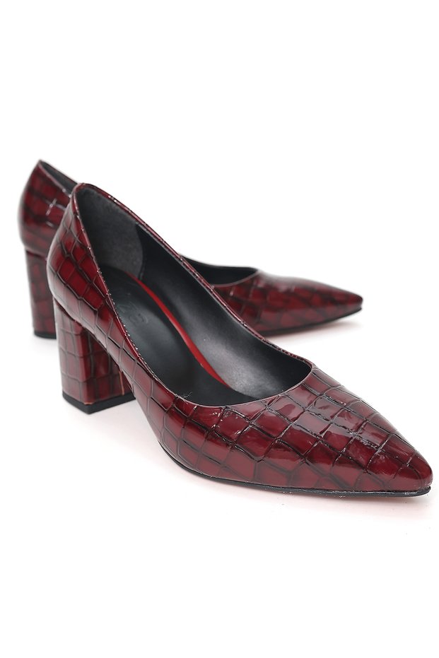 Women's High Heel Shoes Crocodile Snake A002-K381