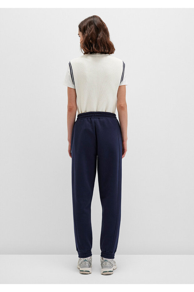 1600430 -70487 Modell Marineblaue Basic-Jogginghose - 5