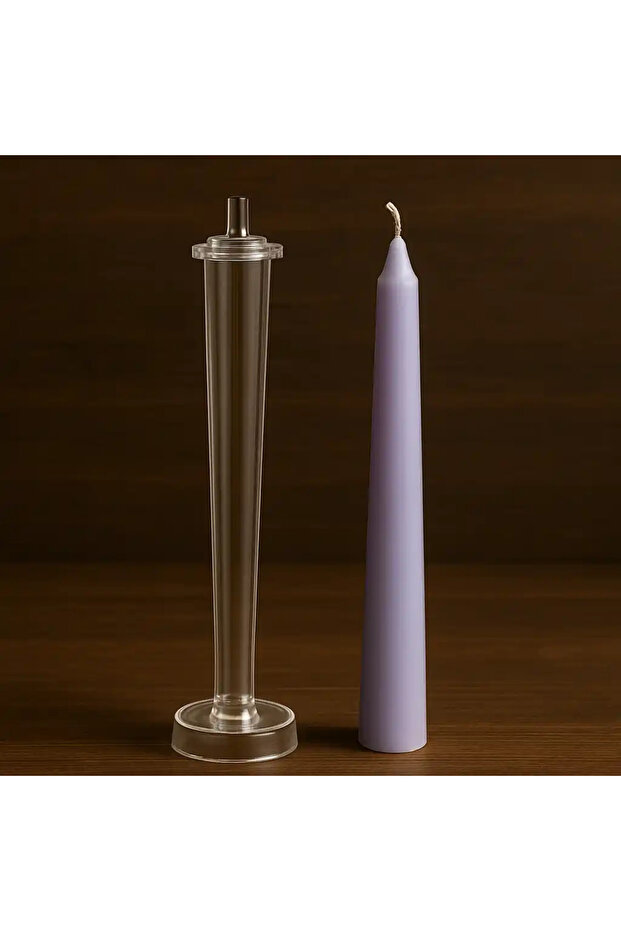 Polikarbon Mum Kalıbı - 1 Adet - 1