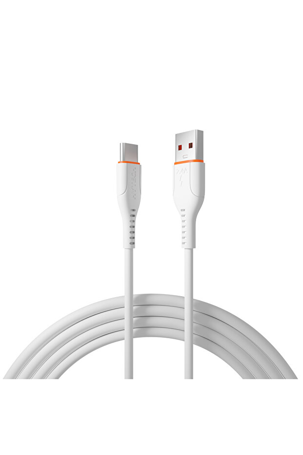 Type-c Beyaz Şarj Kablosu - 2