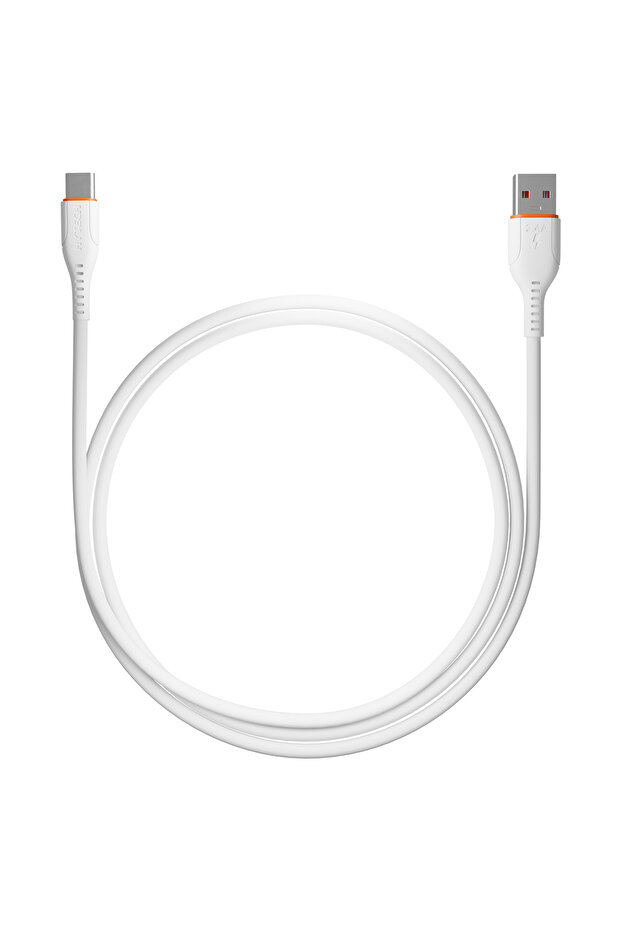 Type-c Beyaz Şarj Kablosu - 3