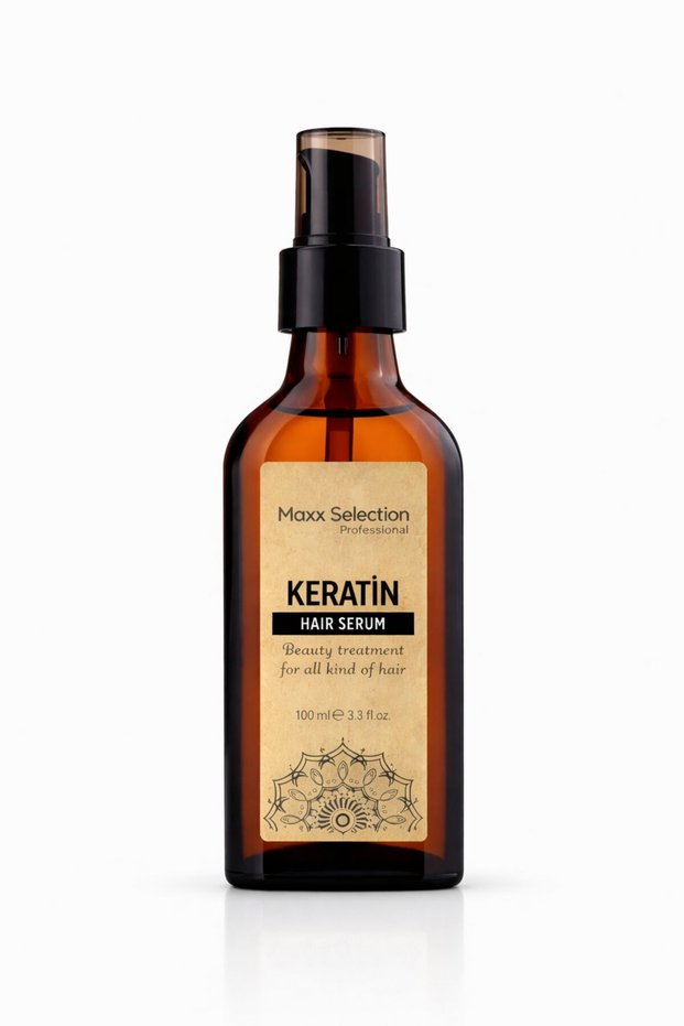 Keratin Hair Serum Repairing Strengthening Brightening Professional Treatment for Weak and Damaged Hair