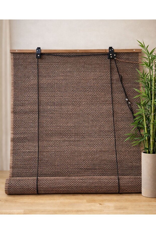 Olympos Ahşap Bambu Stor Perde - 4