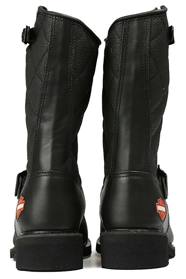 Laconia Black Deri Kadın Bot - 8