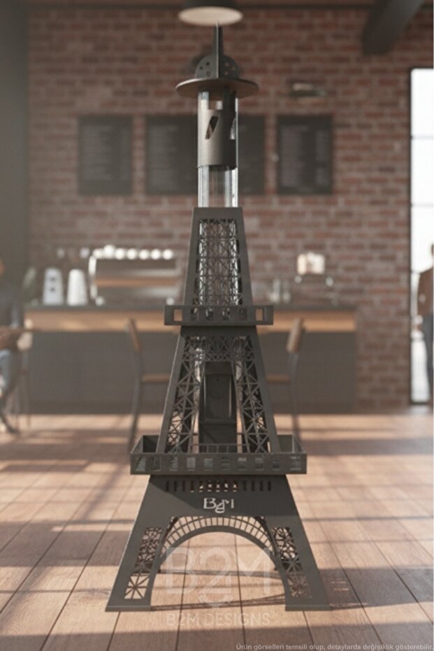 B2M Flame Tower PELET SOBA - 4