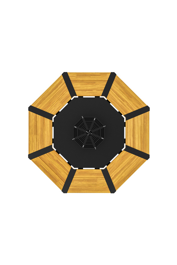 Octagon Odun Mangalı 70 - 2