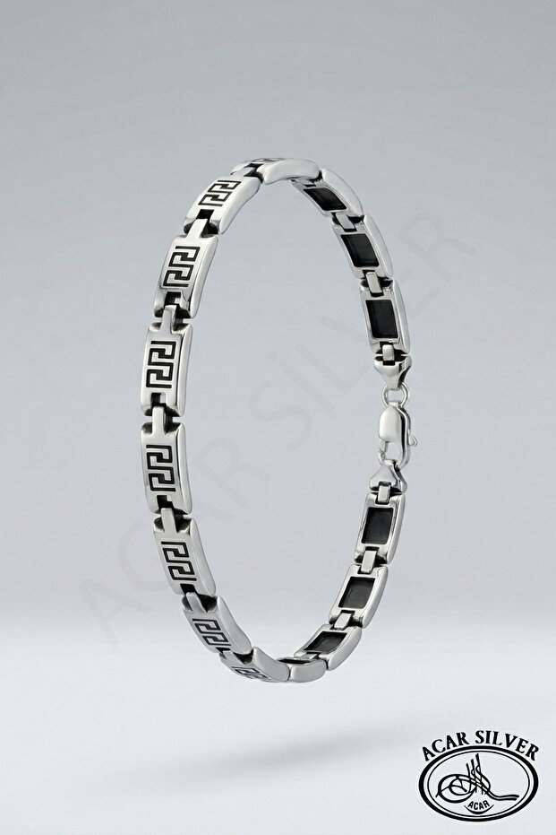Gümüş Erkek Bileklik - 3