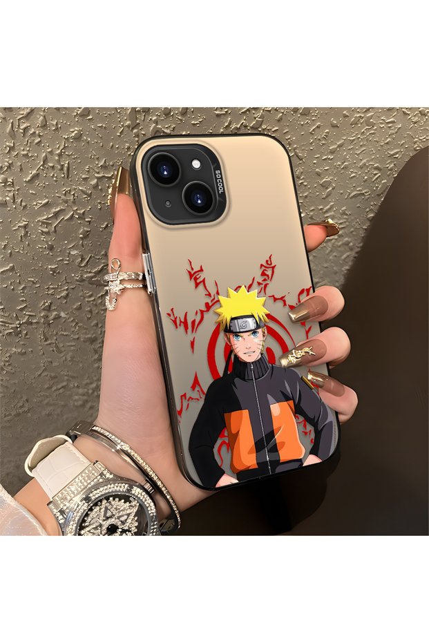 حافظة مقاومة للصدمات من السيليكون بحافة صلبة متوافقة مع هاتف iPhone 15