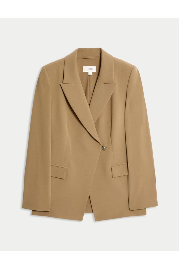 Twill Kumaş Blazer Ceket