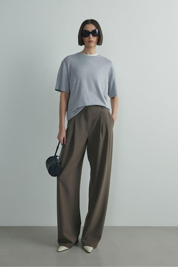 Gri Atlas Basic Tişört - 2