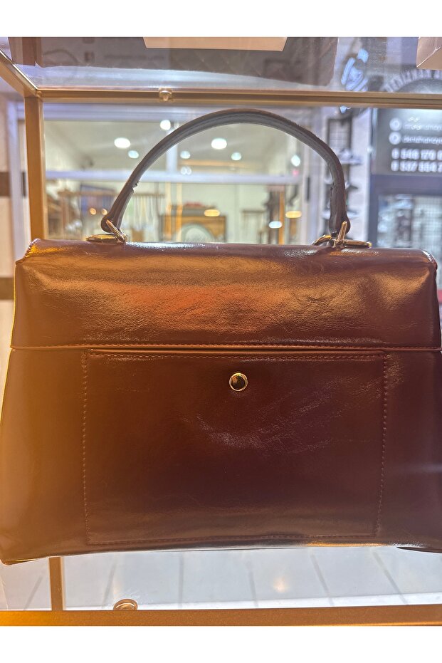 Bordo ithal çanta - 4