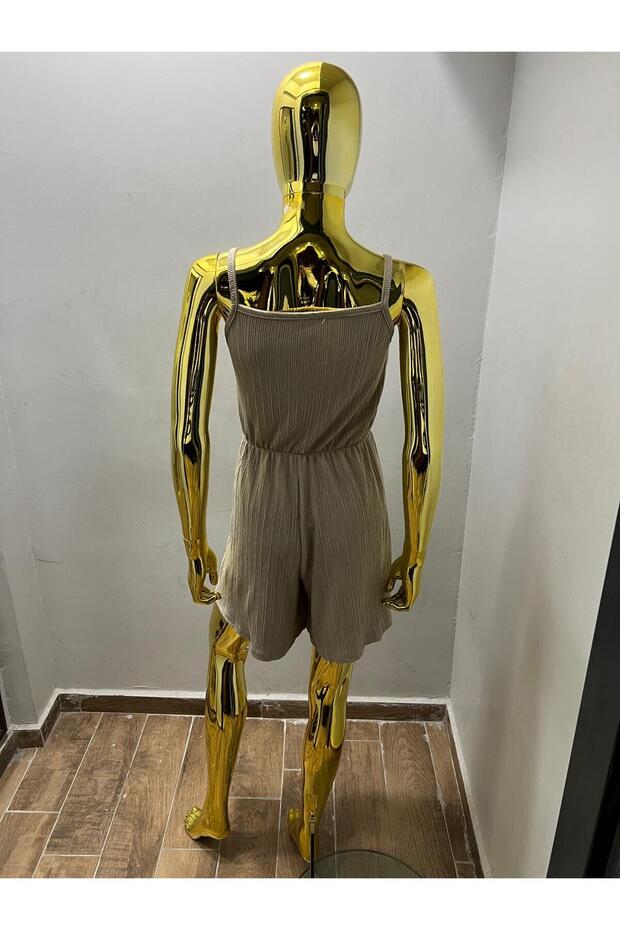 Askılı şort tulum - 3