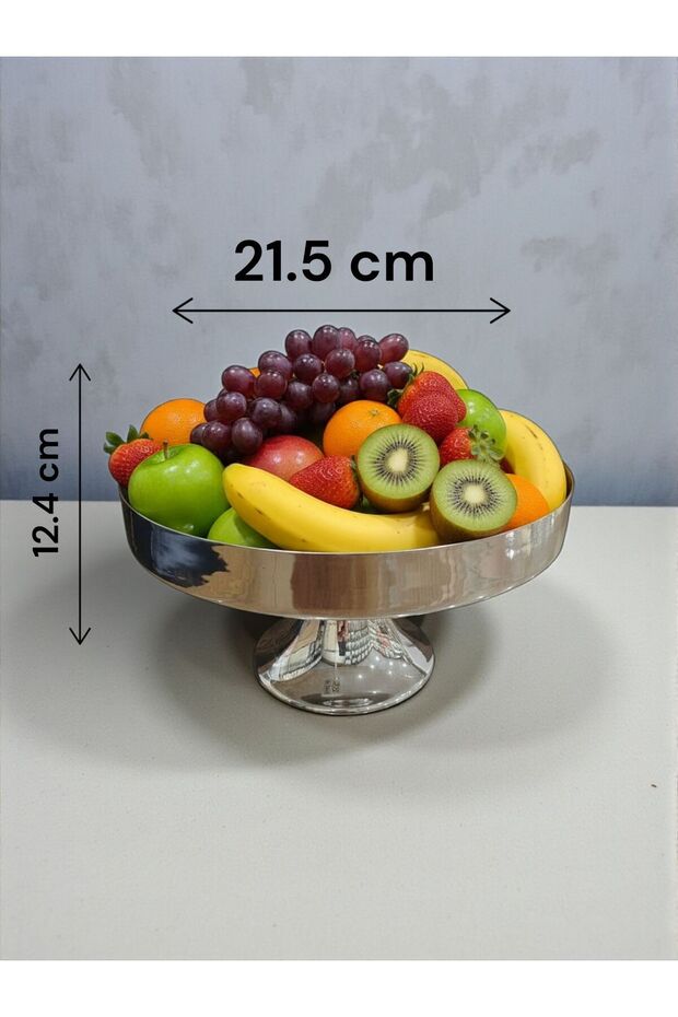 Fruit stand with a rust-resistant stainless steel base / Fruit bowl
