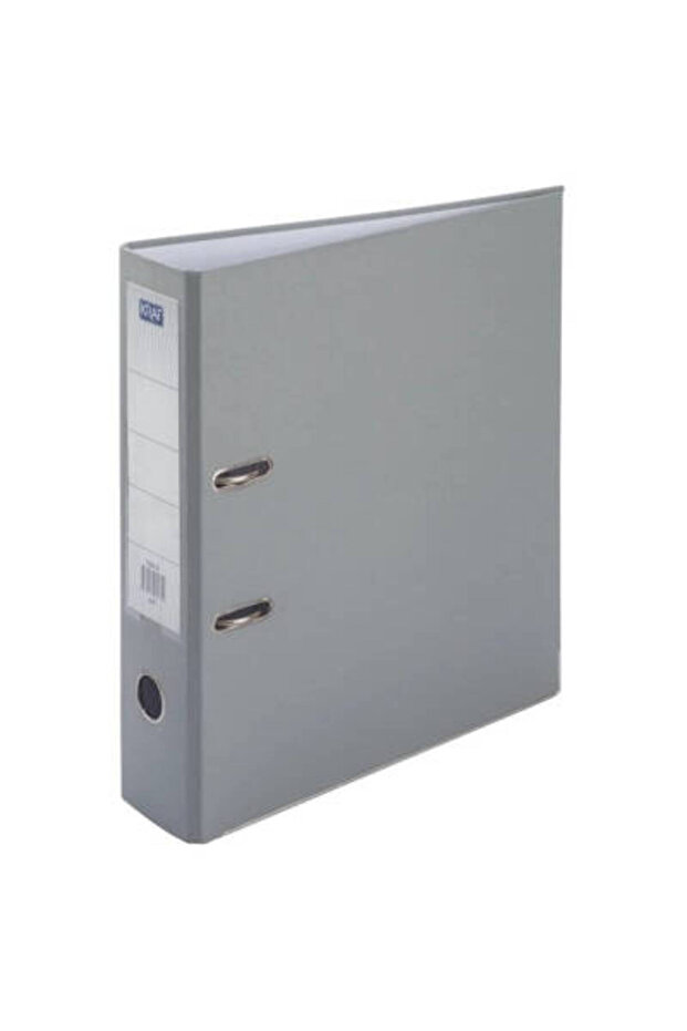 Office Folder, Wide, A4 Size, 2-Ring, Gray - 1