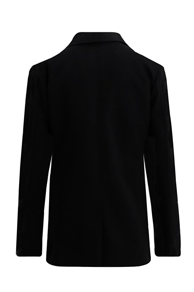 SİYAH Mono Yaka Kaban - 2